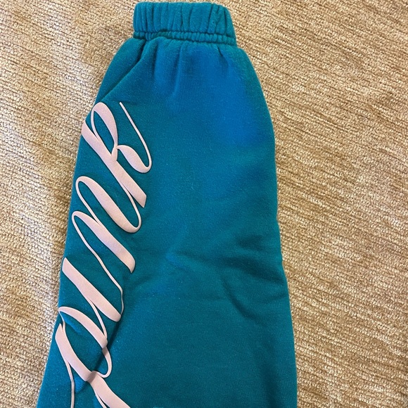 Pink Victoria’s Secret cotton blend, jogger style sweats - Picture 6 of 7